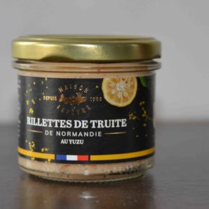 rillettes truite yuzu