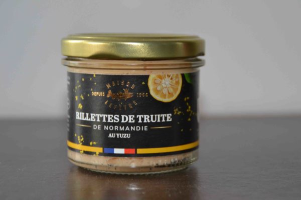 rillettes truite yuzu