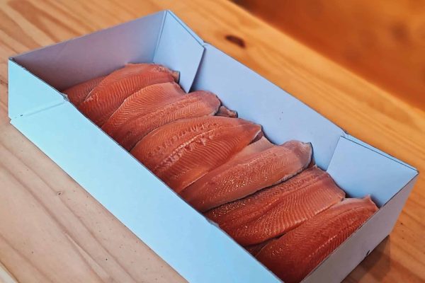 Filet de truite frais carton